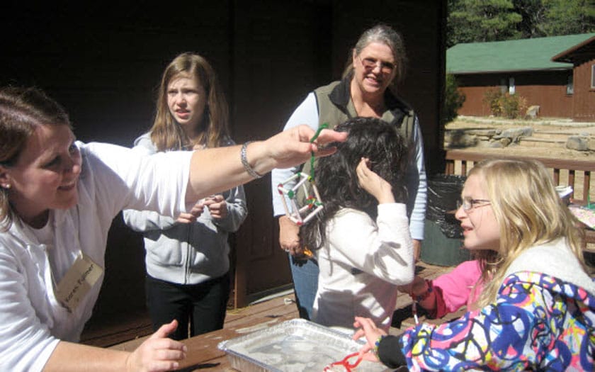 Students design 3-dimensional bubble shapes