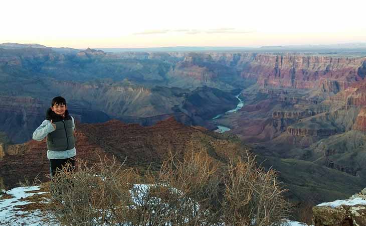 Bryan, Arizona Connections Academy student, pictured here at the Grand Canyon in Arizona. 