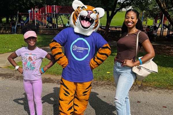 Georgia Connections Academy family and staff having fun at the park