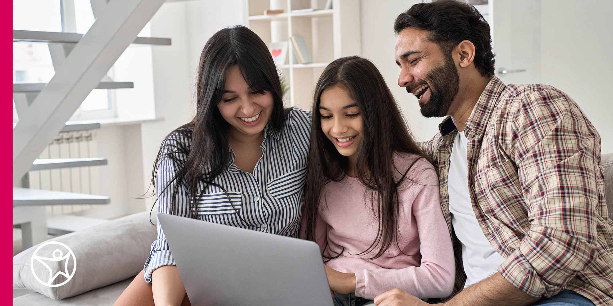 Connections Academy student working with her two learning partners.