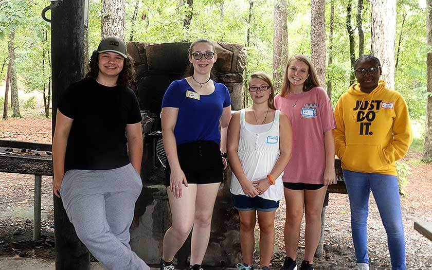 High school students catch up at Oak Mountain State Park