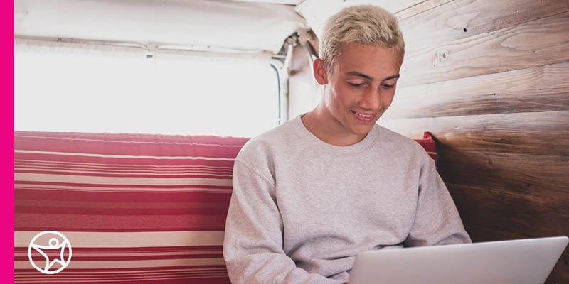 A Connections Academy high school students makes plans for life after graduation. 