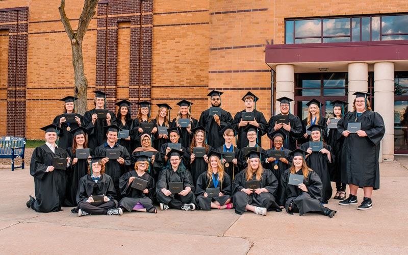 Wisconsin Connections Academy graduation class picture